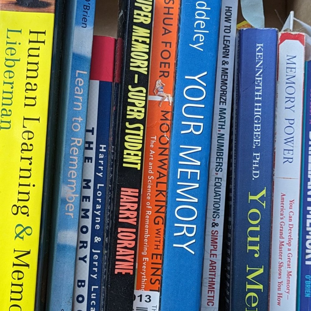 Books for undersanding and improving your memory!